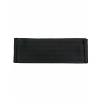 Saint Laurent Cummerbund plissado - Preto