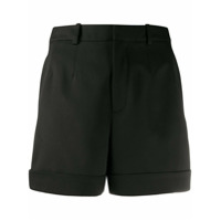 Saint Laurent Short cintura alta - Preto