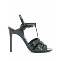 Saint Laurent Tribute 105mm sandals - Verde