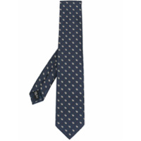 Salvatore Ferragamo mouse print tie - Azul