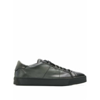 Santoni Tênis de couro - Preto