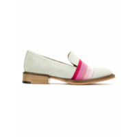 Sarah Chofakian Slipper de camurça - Branco