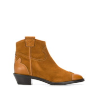 See by Chloé western ankle boots - Marrom