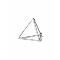 Shihara Par de brincos 'Triangle 20' - Metálico