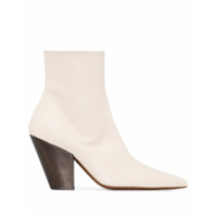 Simon Miller Ankle boot de couro - Branco