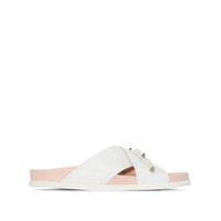 Simone Rocha embellished flat sandals - Branco