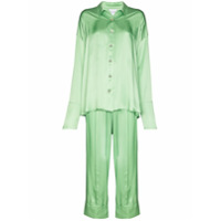 Sleeper Pijama de cetim - Verde