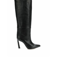 Stuart Weitzman Bota 'Aces' de couro - Preto
