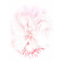 Styland Scrunchie de tule - Rosa