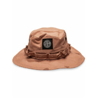Supreme Chapéu com estampa camuflada - Marrom