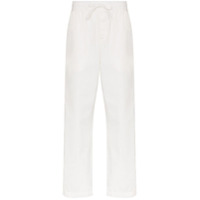 TEKLA Calça de pijama com amarração - Branco