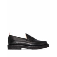 Thom Browne pebbled penny loafers - Preto