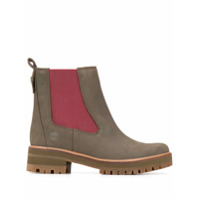 Timberland contrast-stripe boots - Verde