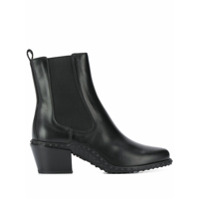 Tod's Ankle boot com textura no solado - Preto
