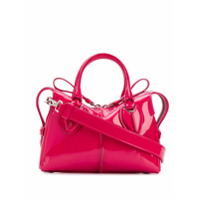 Tod's Bolsa tote com zíper duplo - Rosa