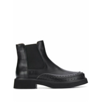 Tod's Bota chelsea com tachas - Preto