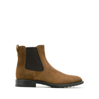 Tod's Bota Tronchetto de couro - Marrom