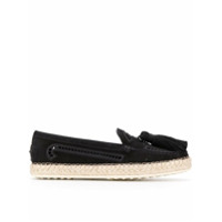 Tod's Espadrille com borla - Preto