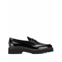 Tod's leather loafers - Preto