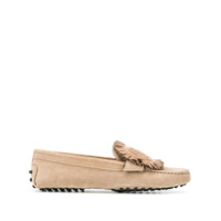 Tod's Mocassim com fivela e franja - Neutro