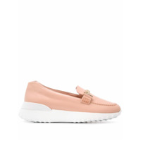 Tod's Mocassim com salto chunky - Rosa