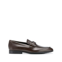 Tod's Mocassim com T monogramado - Marrom