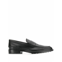 Tod's Mocassim com textura - Preto
