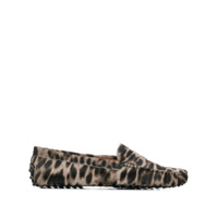 Tod's Mocassim Gommino animal print - Neutro