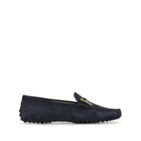 Tod's Mocassim Gommino com duplo T - Azul