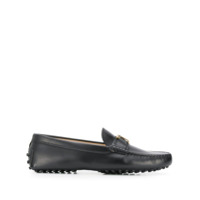 Tod's Mocassim Gommino com placa T - Preto