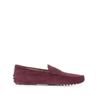 Tod's Mocassim Gommino de camurça - Roxo