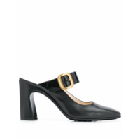 Tod's Mule com fivela - Preto