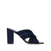 Tod's Mule com franjas - Azul