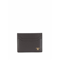 Tod's Porta-cartões com placa T - Marrom