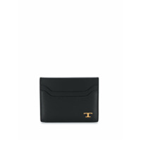 Tod's Porta-cartões com placa T - Preto