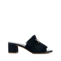Tod's Sandália com franjas - Azul