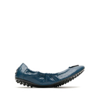 Tod's Sapatilha Dee Laccetto de couro - Azul