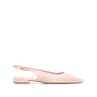 Tod's Sapato flat com tira posterior - Rosa