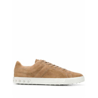 Tod's suede lace-up sneakers - Neutro