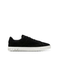 Tod's suede lace-up sneakers - Preto