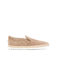 Tod's Tênis slip-on com juta - Neutro