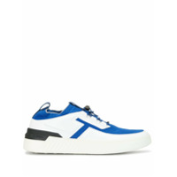Tod's Tênis T com logo - Azul