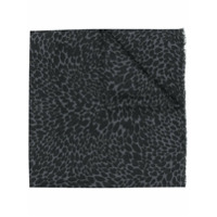 Tom Ford leopard print scarf - Preto