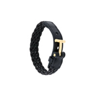 Tom Ford Pulseira de couro - Preto