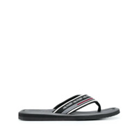 Tommy Hilfiger Chinelo com logo - Preto