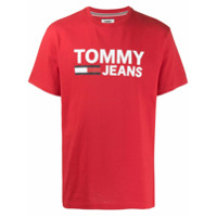 Tommy Jeans Camiseta com logo - Vermelho