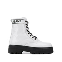 Tommy Jeans leather ankle boots - Branco
