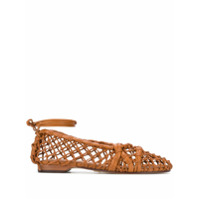 Tory Burch Sapatilha flat Helena - Marrom