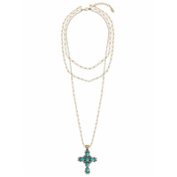 Twin-Set Colar Rosary - Azul