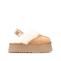 UGG faux fur slingback sandals - Neutro